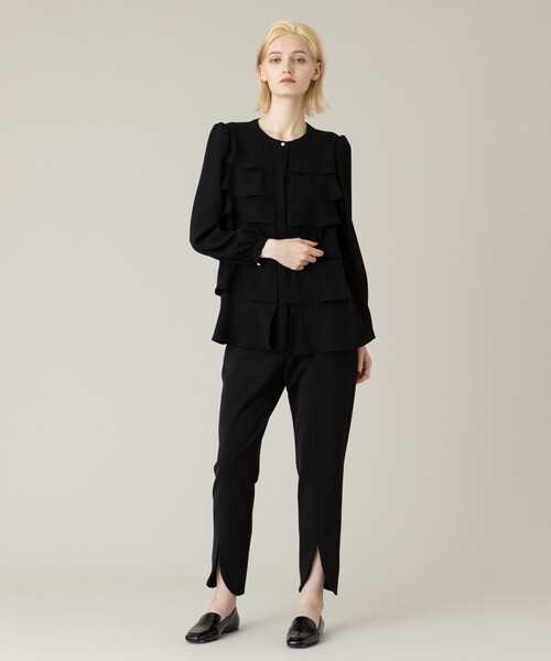 「LOULOU WILLOUGHBY」 長袖ブラウス 2 オフホワイト レディース_画像6