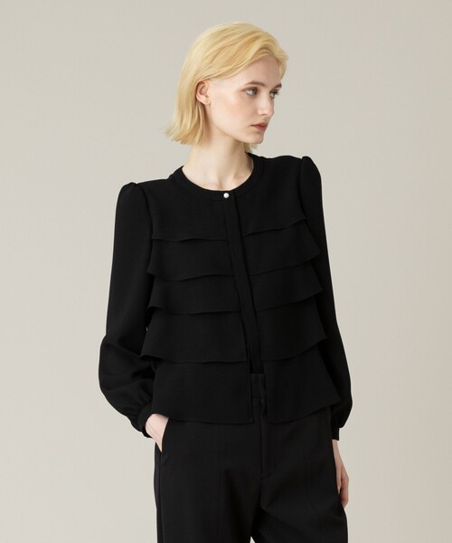 「LOULOU WILLOUGHBY」 長袖ブラウス 2 オフホワイト レディース_画像7