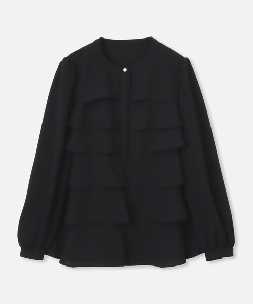 「LOULOU WILLOUGHBY」 長袖ブラウス 2 オフホワイト レディース_画像9