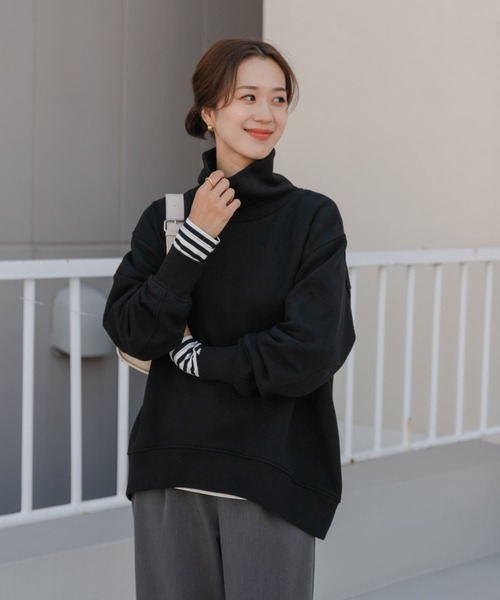 「URBAN RESEARCH DOORS」 スウェットカットソー MEDIUM ブルー レディース_画像4