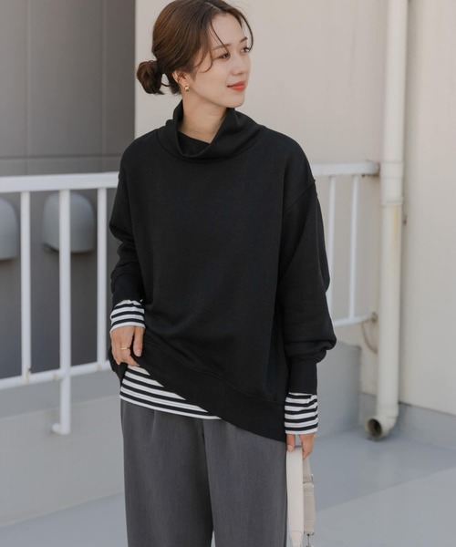 「URBAN RESEARCH DOORS」 スウェットカットソー MEDIUM ブルー レディース_画像5