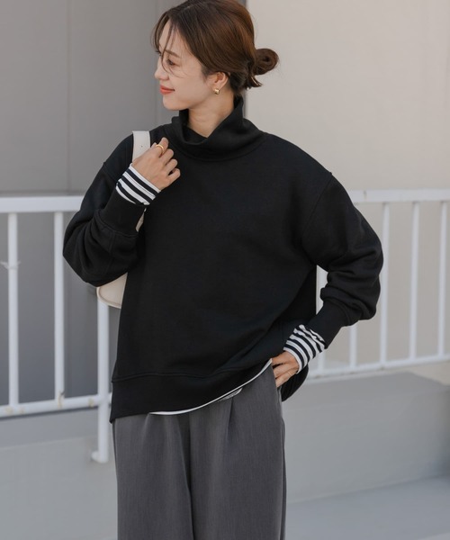 「URBAN RESEARCH DOORS」 スウェットカットソー MEDIUM ブルー レディース_画像8