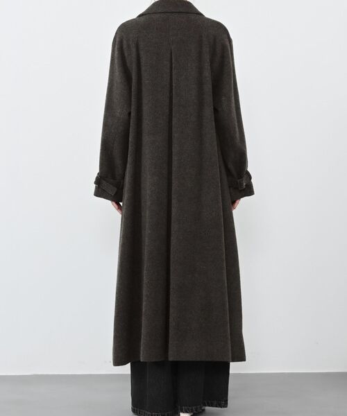 コヒナ XS バックフレアチェスターコート ロング丈 Aライン ウール COHINA（コヒナ） コート アウター セミダブルバックフレアウール