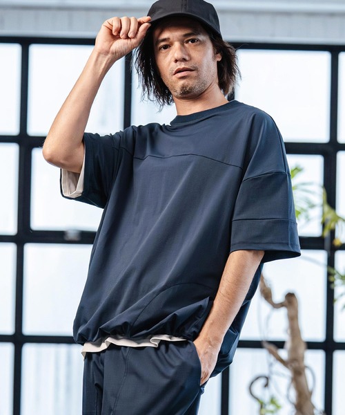 CAMBIO（カンビオ） tシャツ mt10186-Stretch Nylon Short Sleeve