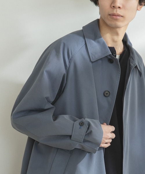 「FORK&SPOON」 ステンカラーコート 4 ベージュ メンズ_画像3