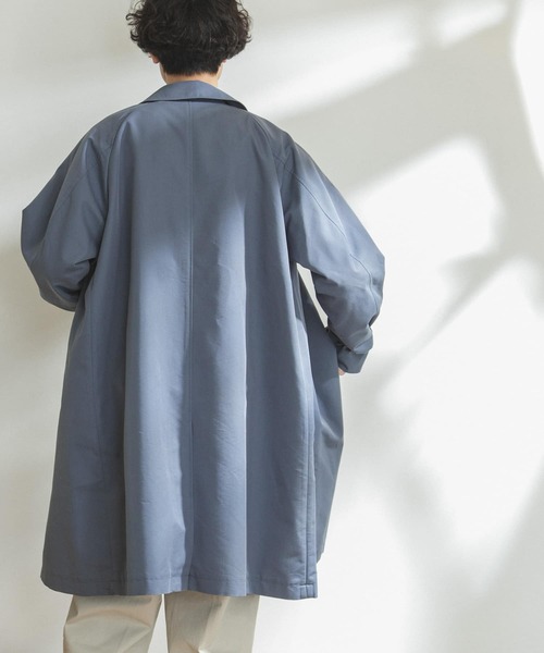 「FORK&SPOON」 ステンカラーコート 4 ベージュ メンズ_画像4