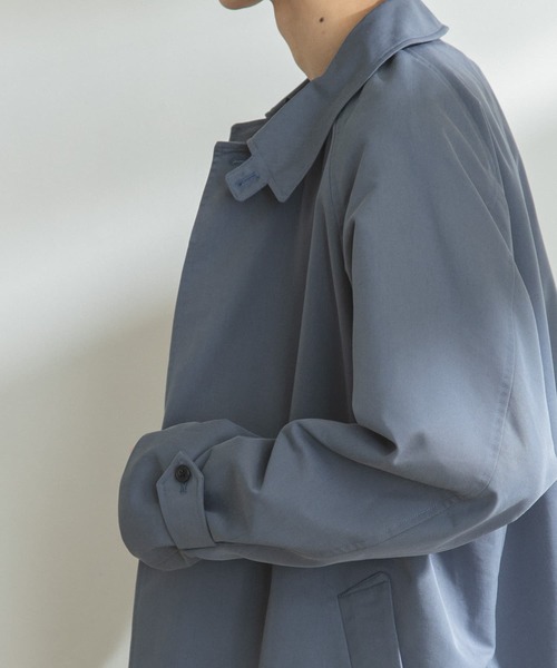 「FORK&SPOON」 ステンカラーコート 4 ベージュ メンズ_画像5