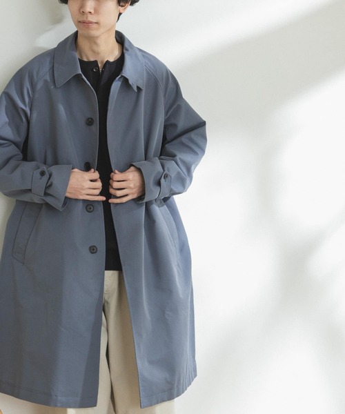 「FORK&SPOON」 ステンカラーコート 4 ベージュ メンズ_画像7
