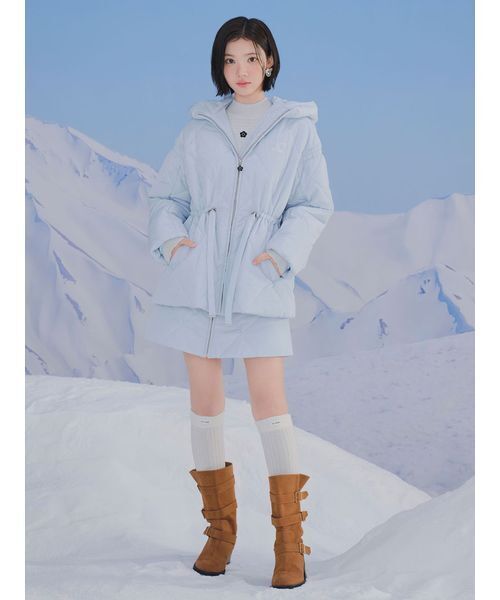 「LILY BROWN」 スカート「MARY QUANTコラボ」 1 ホワイト レディース_画像4