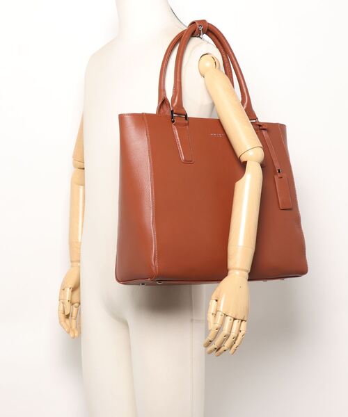 「KATHARINE HAMNETT LONDON 」 トートバッグ ONE SIZE ブラウン メンズ_画像5