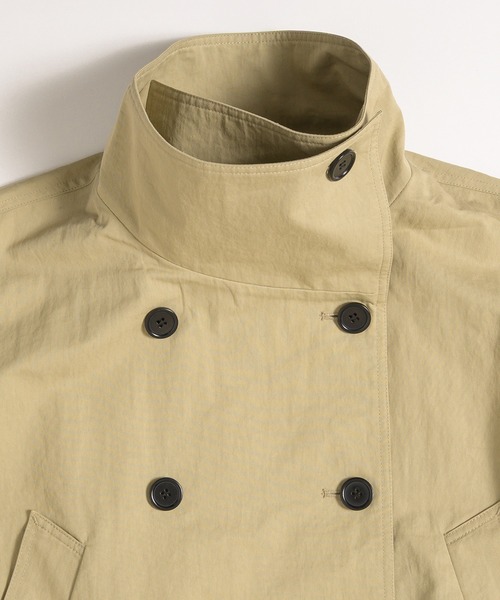MUHET（ミュエータ） ブルゾン アウター stand collar double breasted