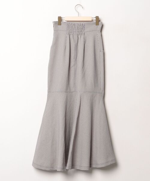 「ME COUTURE」 レースロングスカート 1 ベージュ レディース_画像2