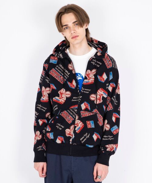 【ヒスガール】【L】HYSTERIC GLAMOUR 総柄 パーカー メンズ ヒステリックグラマー HYSTERIC GLAMOUR 総柄 パーカー S - メルカリ