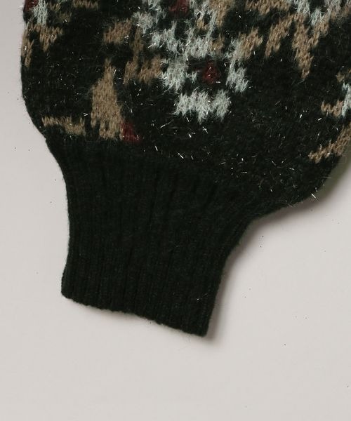 「JEANASIS」 ニットカーディガン FREE グリーン レディース_画像9