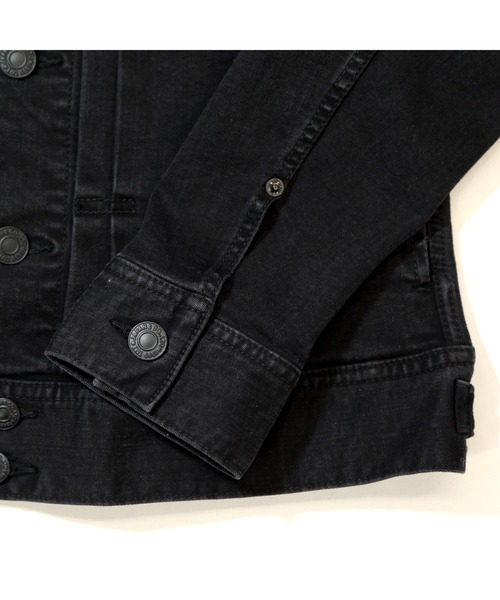 「TMT」 デニムジャケット MEDIUM チャコールグレー メンズの画像