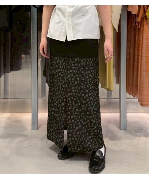 スカート フローラルジャカードレイヤードスカート / Floral Jacquard Layered Skirt