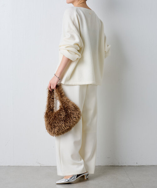 「COLLAGE GALLARDAGALANTE」 長袖ニット FREE グレー レディース_画像5