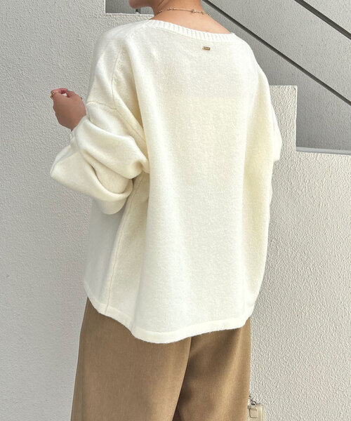 「COLLAGE GALLARDAGALANTE」 長袖ニット FREE グレー レディース_画像9