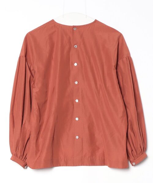 「SACRA」 長袖ブラウス 38 ブラウン レディース_画像2