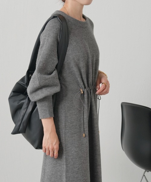 「COLLAGE GALLARDAGALANTE」 ニットワンピース FREE ブラック レディース_画像5