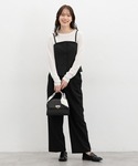 ブラウス シャツ フロント釦ビスチェ レディースの詳細画像1