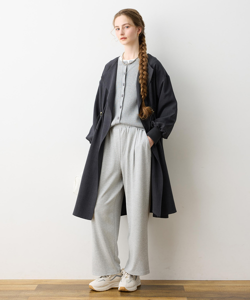 ♦︎新品同様♦︎23区♦︎LIBECO♦︎リネン♦︎スプリングコート♦︎40 LE SOUK HOLIDAY（ルスークホリデー） コート アウター 「WEB限定