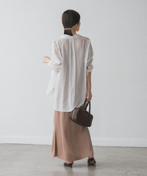 「NOBLE」 長袖シャツ FREE イエロー レディース_画像6