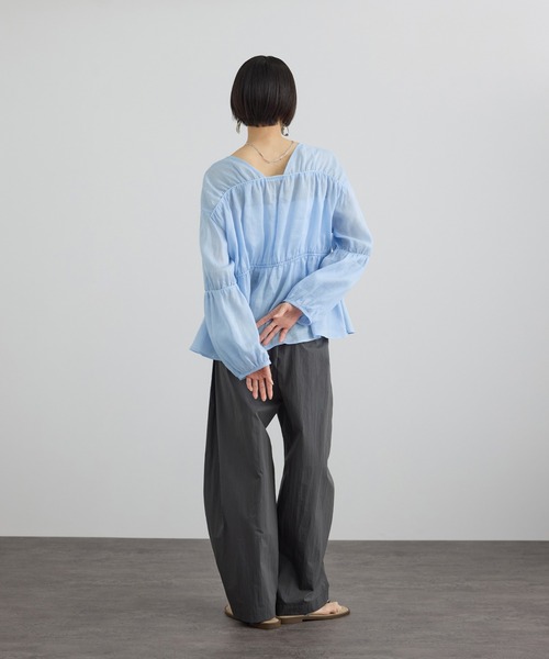 SALON adam et rope'（サロン アダム エ ロペ） ブラウス シャツ 「WEB