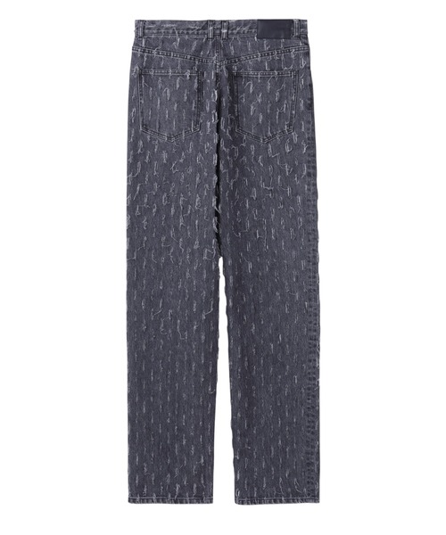 ジーンズ SLASHED DENIM PANTS メンズの画像
