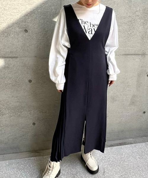 「VICKY」 スカート M ネイビー レディース_画像9