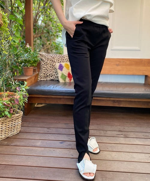 「AVIE」 イージーパンツ 38 ブラック レディース_画像6