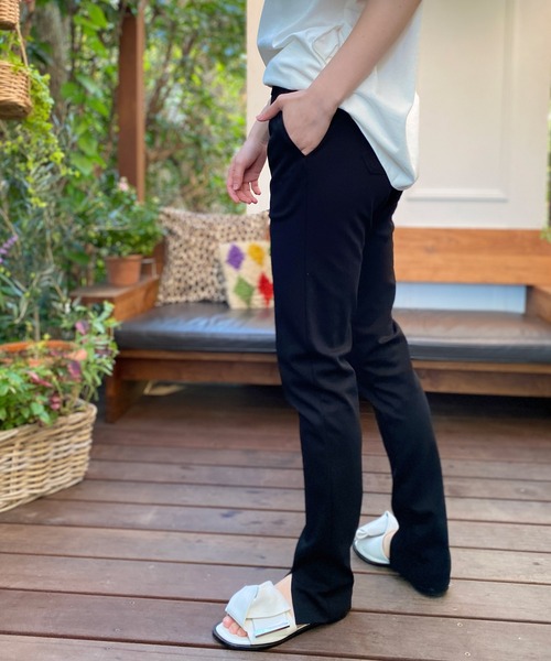 「AVIE」 イージーパンツ 38 ブラック レディース_画像9