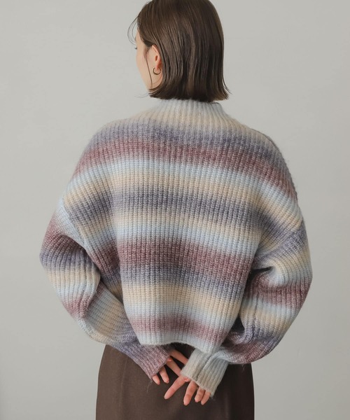 「SENSE OF PLACE by URBAN RESEARCH」 長袖ニット ONE グリーン レディース_画像7