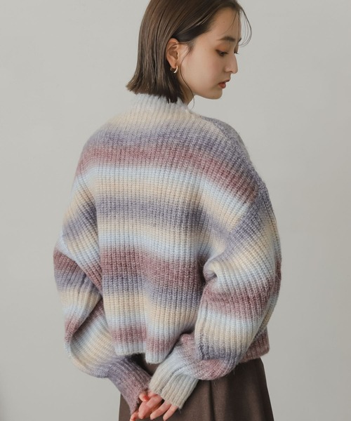 「SENSE OF PLACE by URBAN RESEARCH」 長袖ニット ONE グリーン レディース_画像8