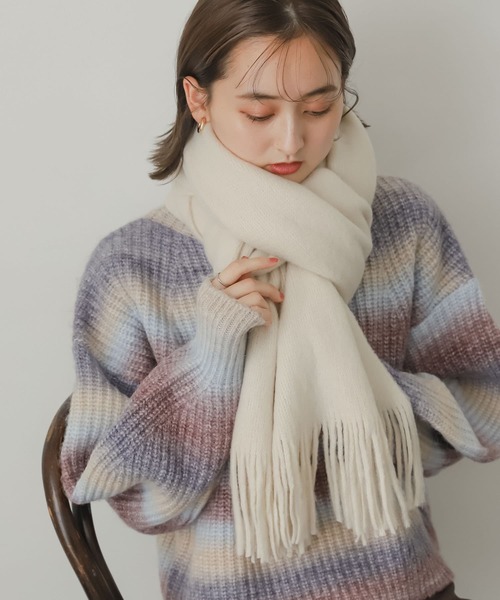 「SENSE OF PLACE by URBAN RESEARCH」 長袖ニット ONE グリーン レディース_画像9