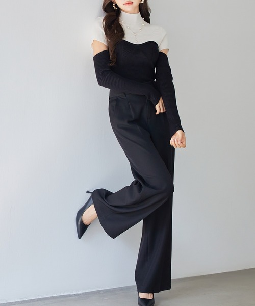 「DRESS PLUS」 パンツ M ブラウン レディース_画像6