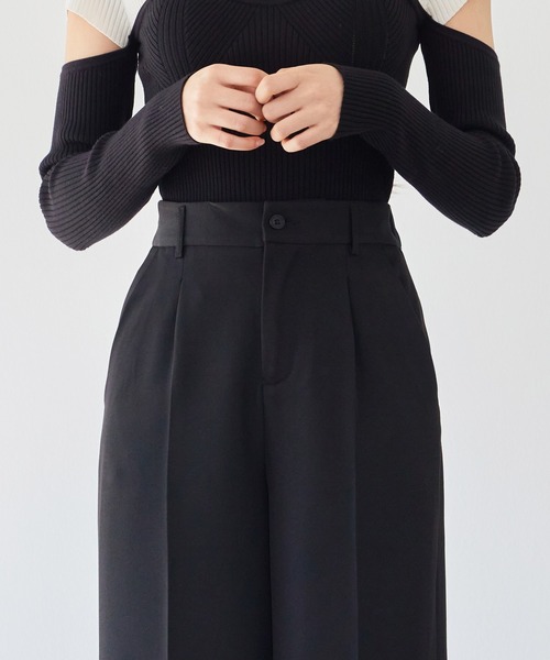 「DRESS PLUS」 パンツ M ブラウン レディース_画像8