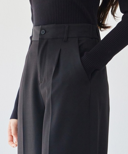 「DRESS PLUS」 パンツ M ブラウン レディース_画像9