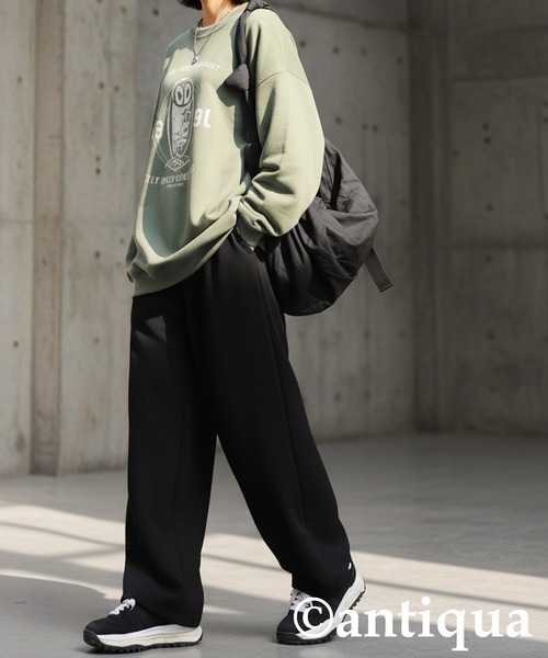 「antiqua」 スウェットパンツ MEDIUM グレー レディース_画像3