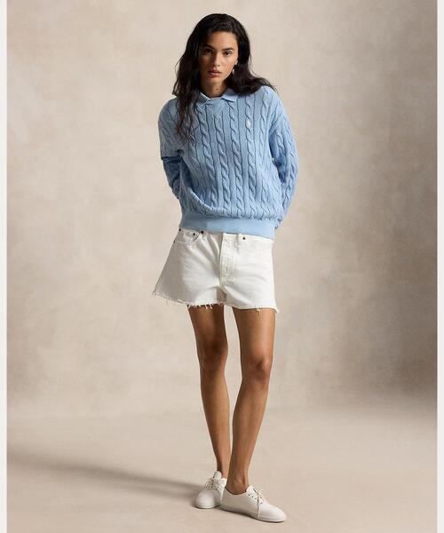 Ralph Lauren ケーブルニットセーター S POLO RALPH LAUREN（ポロ・ラルフローレン） ニット セーター ケーブル