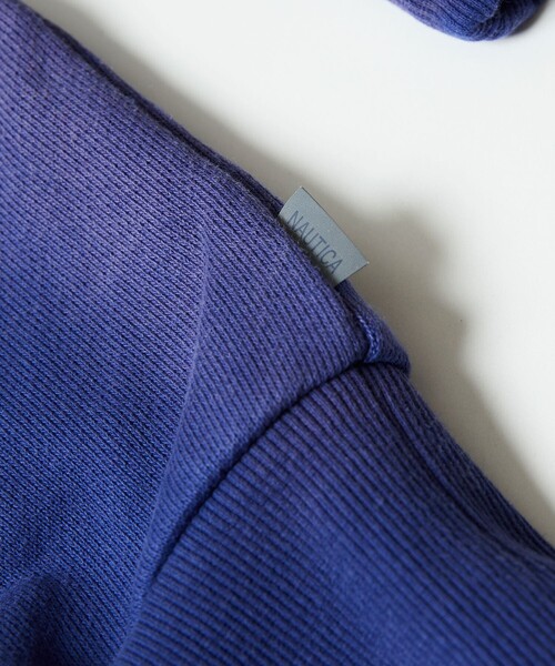 「NAUTICA」 スウェットカットソー SMALL パープル メンズ_画像7
