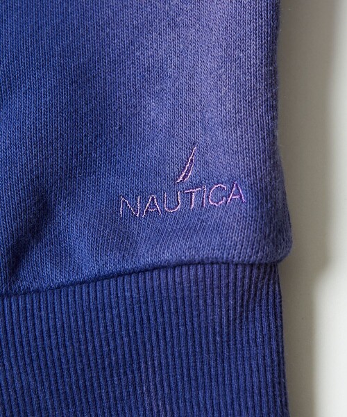 「NAUTICA」 スウェットカットソー SMALL パープル メンズ_画像8