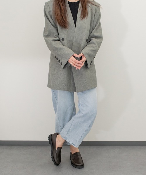 「Fabio Rusconi」 フラットパンプス 38 ダークブラウン レディースの画像