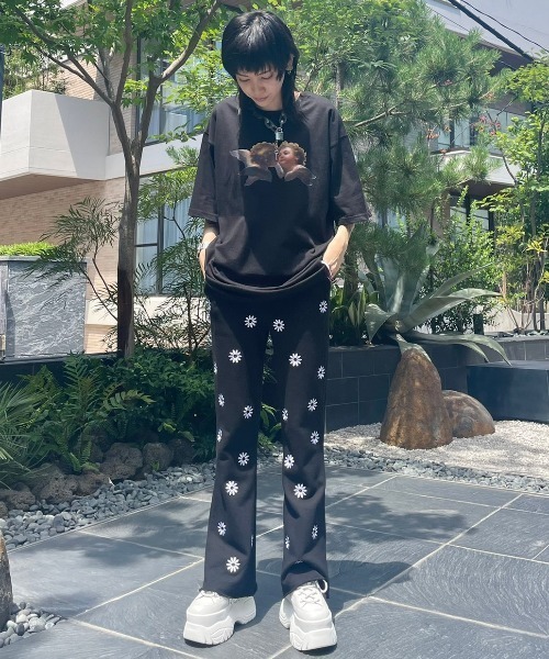「Chica」 半袖Tシャツ 2 ホワイト レディース_画像5