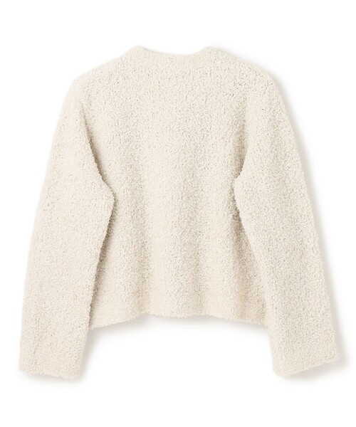 「UNFILO」 ニットカーディガン SMALL ベージュ レディース_画像9