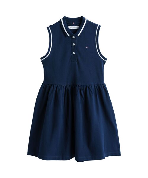 ワンピース GIRLS スリーブレスポロワンピース キッズ 子供服の画像