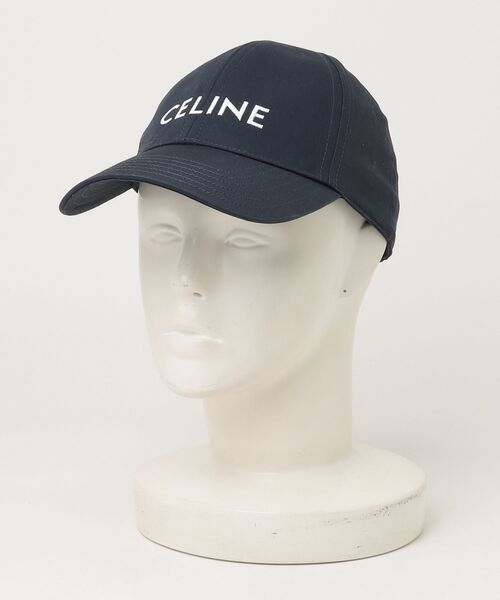 CELINE（セリーヌ） ロゴ キャップ S ネイビー レディース : ZOZOTOWN