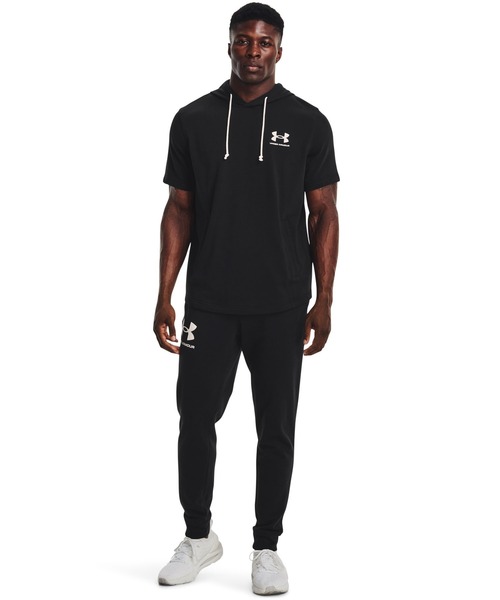 「UNDER ARMOUR」 プルオーバーパーカー L ブラック メンズ_画像5