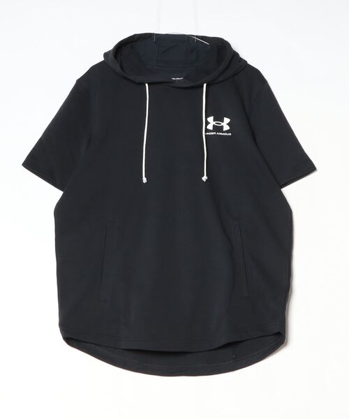「UNDER ARMOUR」 プルオーバーパーカー L ブラック メンズ_画像7