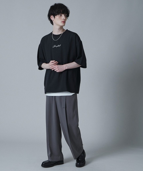 「LUCY」 半袖Tシャツ MEDIUM ホワイト メンズ_画像5